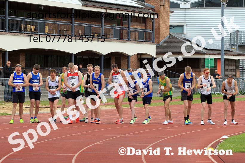 2022 North Eastern Counties AA 10000 metres Champs., Chester le Street, Sat,. May 21st. Photo: David T. Hewitson/Sports for All Pics